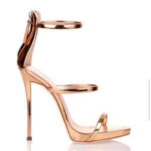 Giuseppe Zanotti Harmony Rose Gold Ramino size 38